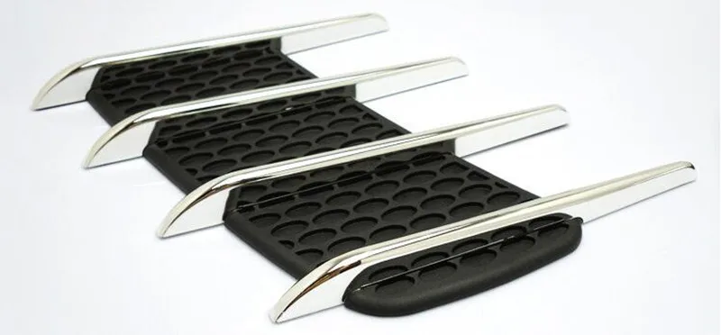 

2 Pieces Car Sticker shark gills outlet for Toyota corolla rav4 Yaris prius hilux avensis verso camry auris accessories