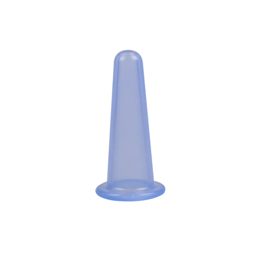 1 шт. вакуумные банки силиконовые банки чашки антицеллюлитный массажер снимает боль Вакуумная чашка релаксирующий массаж может массажер вспомогательная чашка - Цвет: blue 3