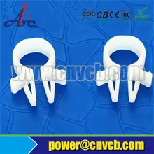 PL-0045 OCC Высококачественная пластиковая круглая проволока зажим пластиковая электрическая седловина для проводов Держатель Кабеля