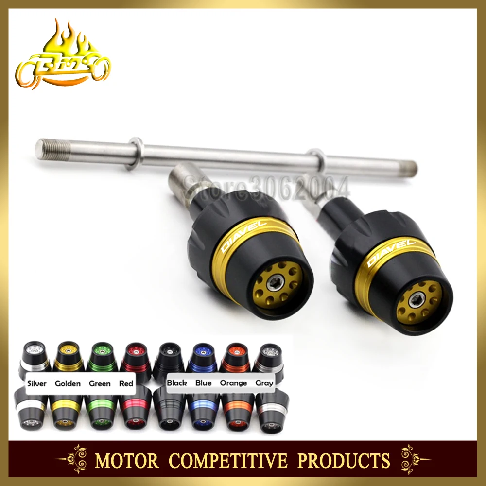 

Frame Slider Crash Protector Bobbins Falling Protection Motorcycle Accessories For DUCATI DIAVEL/CARBON 2011-2015 2014 2013 CNC