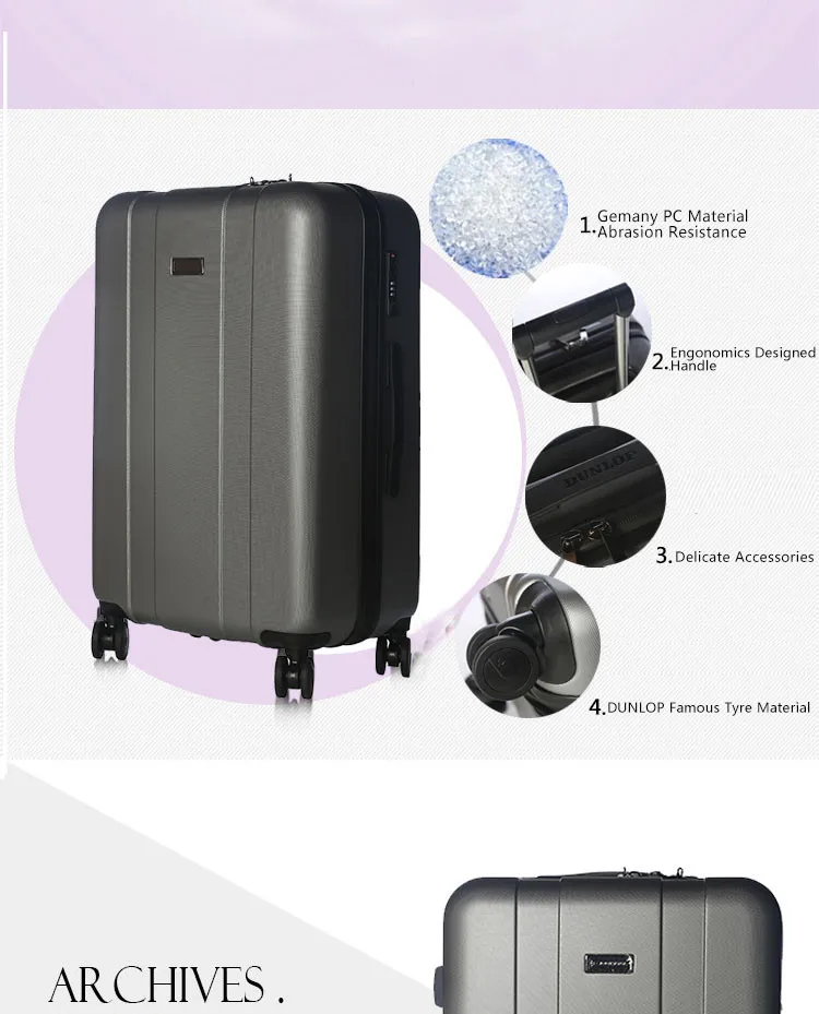 Dunlop Hardside Luggage 20 Inches 