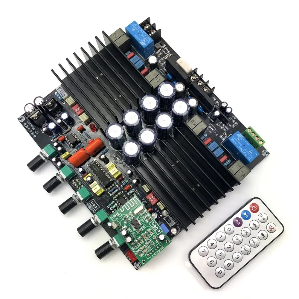 

TDA8954TH 2.1 bluetooth HIFi Digital Amplifier Board Class D 210W *2 Assembled Board Predecessor LM1036+NE5532