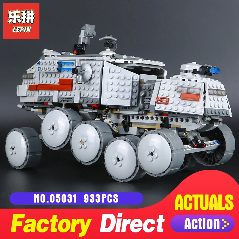 

Star 933Pcs Lepin 05031 Clone Turbo Tank Builing Blocks Bricks Compatible Toy Children Toys Gift model LegoINGlys 75151 Wars