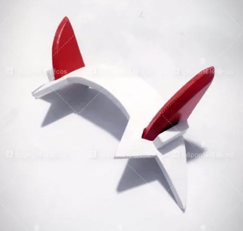 

DARLING in the FRANXX Zero Two CODE 002 02 Headband Headwear Horn Cosplay Prop