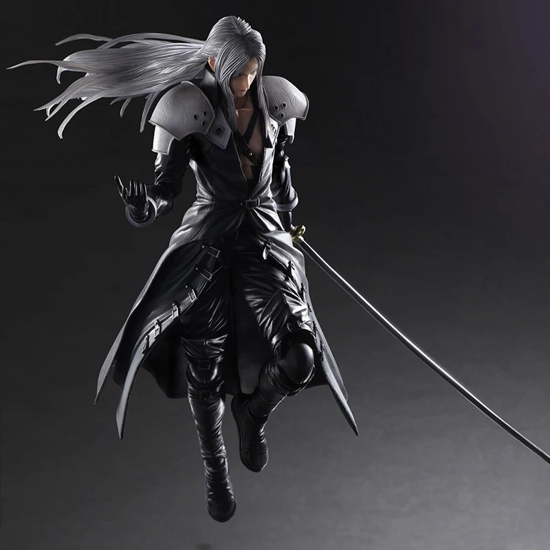 Paly Play Arts Kai Final Fantasy VII 7 Sephiroth ПВХ фигурка Squall Leonhart Gunblade фигурка Коллекционная модель игрушки