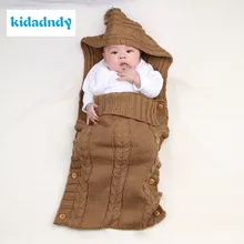 

KiDadndy Baby Cute Sleeping Bag Burst Newborn Solid Color Sleeping Bag Blanket Wrapping Layer