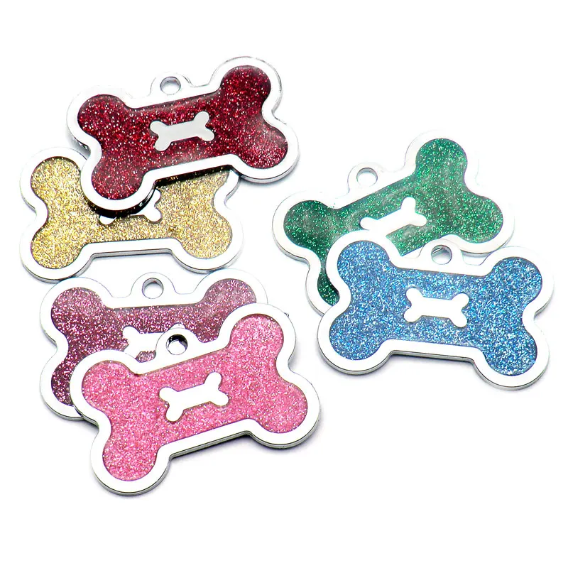 

Wholesale 20Pcs Customized Dogs Collars Harnesses Dog Sheet Personalized Dogs ID Tag Cats Collar Dog Name Phone Pet Product