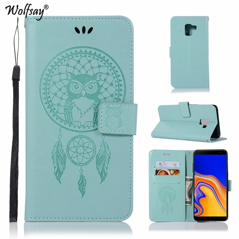 

Phone Bag For Samsung Galaxy J6 Plus Case Flip PU Wallet Phone Case For Samsung Galaxy J6 Plus Cover For Samsung J6 Plus Fundas