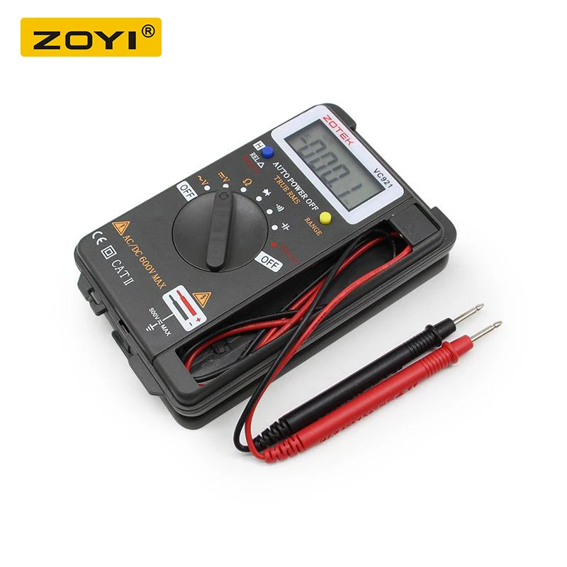 Zoyi vc921 3 34 pessoal mini multímetro