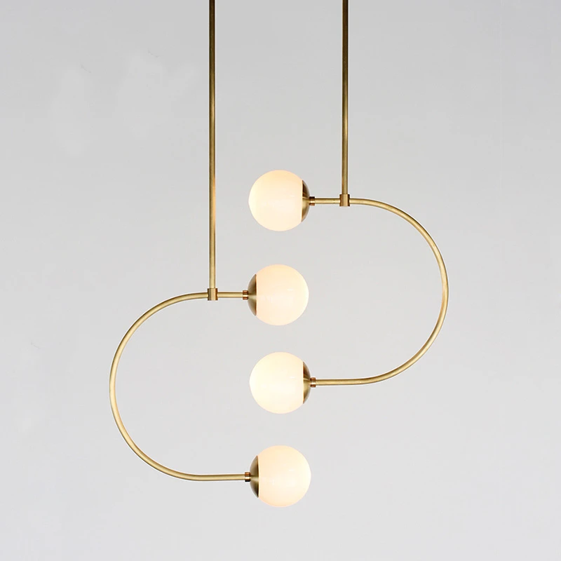  Post Modern Chandelier Lighting LED Designer Droplight Nordic Lustre Globle Hanglamp Living Room Be - 32951987393