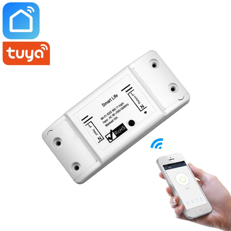 

Tuya Smart Life App Wifi Smart Switch Relay Wireless Remote Control Smart Home Automation Works With Alexa Google Home IFTTT