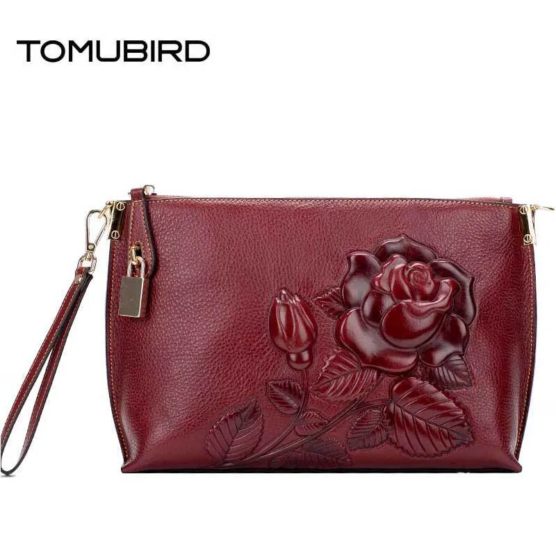 Сумка мессенджер TOMUBIRD с тиснением из натуральной кожи 2020|bag woven|bag bikebag hand bag |