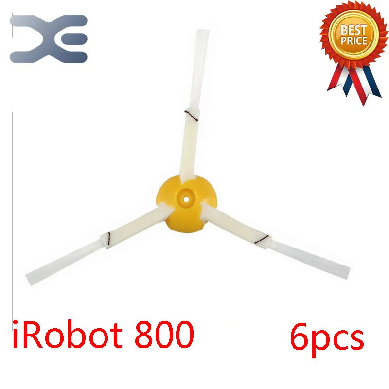 

6Pcs Lot IRobot 800 Series Sweep Robot Accessories Edge Brush Stirring Plus Edition Vacuum Cleaner Parts