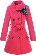 Explosion models fall and winter women double collar double-breasted Maone coat jacket belt foreign trade European style