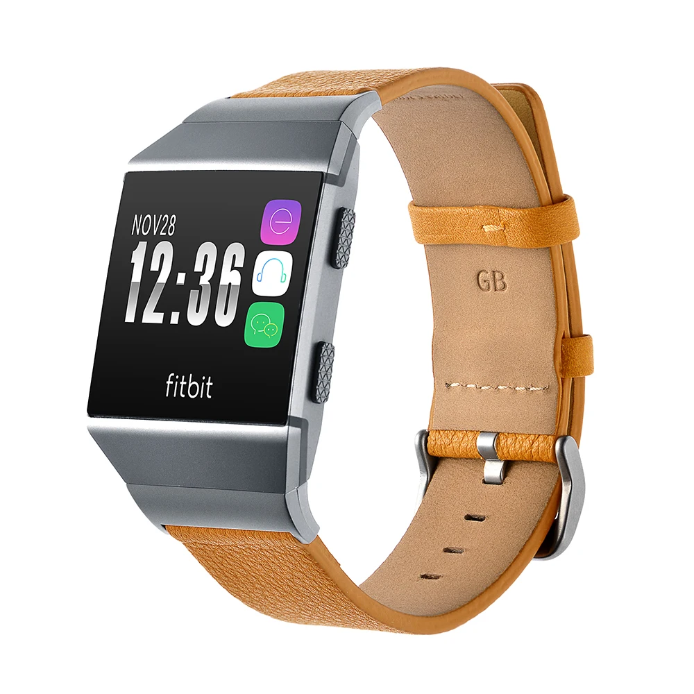 LEONIDAS Genuine Leather Band for Fitbit Ionic Quick