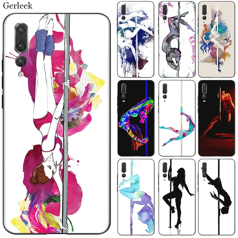 Силиконовый чехол для мобильного телефона Desxz Pole Dance Fitness Huawei P9 P8 P10 P20 P30 Lite Pro P Smart Z