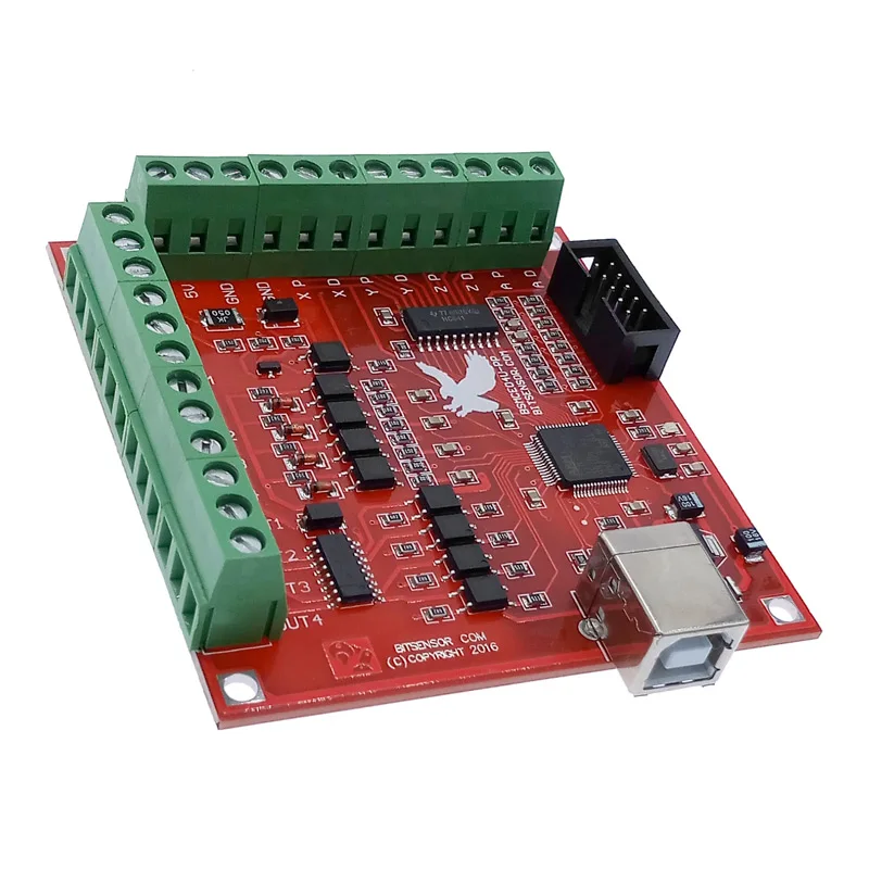 CNC USB breakout board MACH3 4 оси интерфейс драйвер контроллер движения драйвер платы 100 кГц