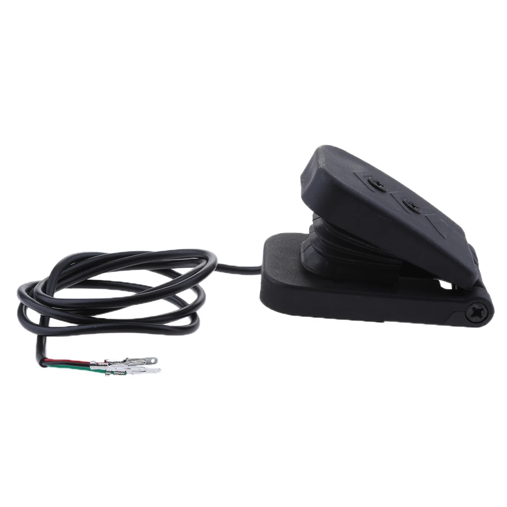 

Black Plastic Foot Throttle Electric Scooter Golf Cart Foot Pedal Accelerator Speed Control Vehicle Accelerator Pedal