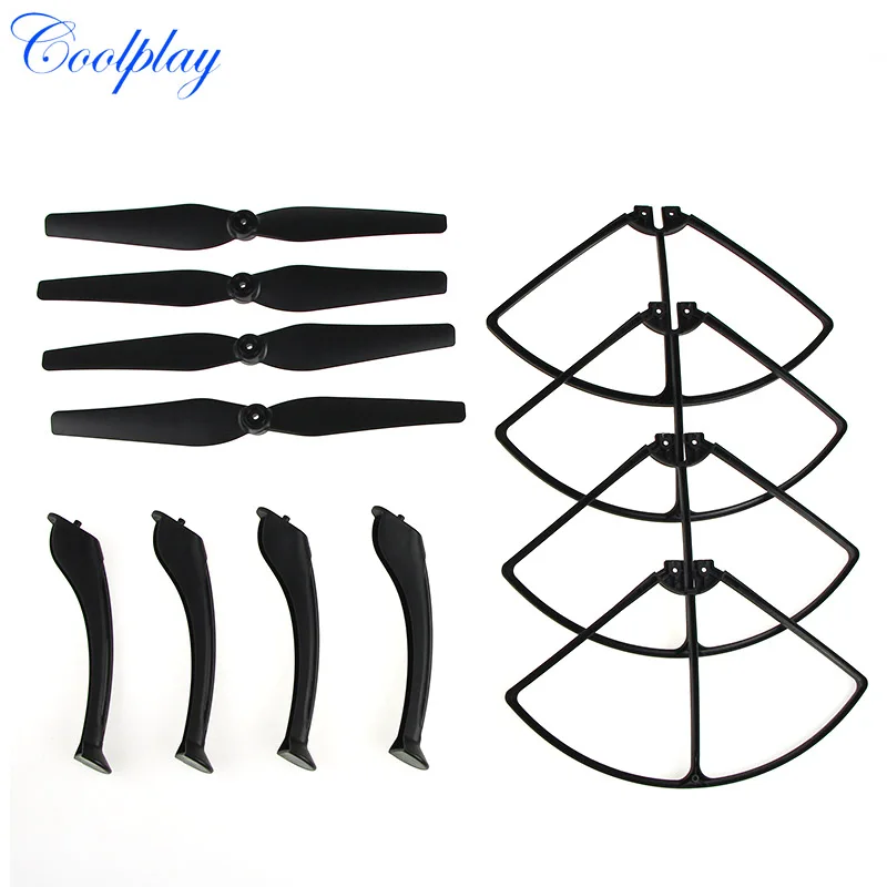 

Syma X8 X8C X8W X8HC X8HW X8HG 2.4G RC drone/RC Quadcopter parts Main blades/propellers+landing skids+blades frame-4 color }