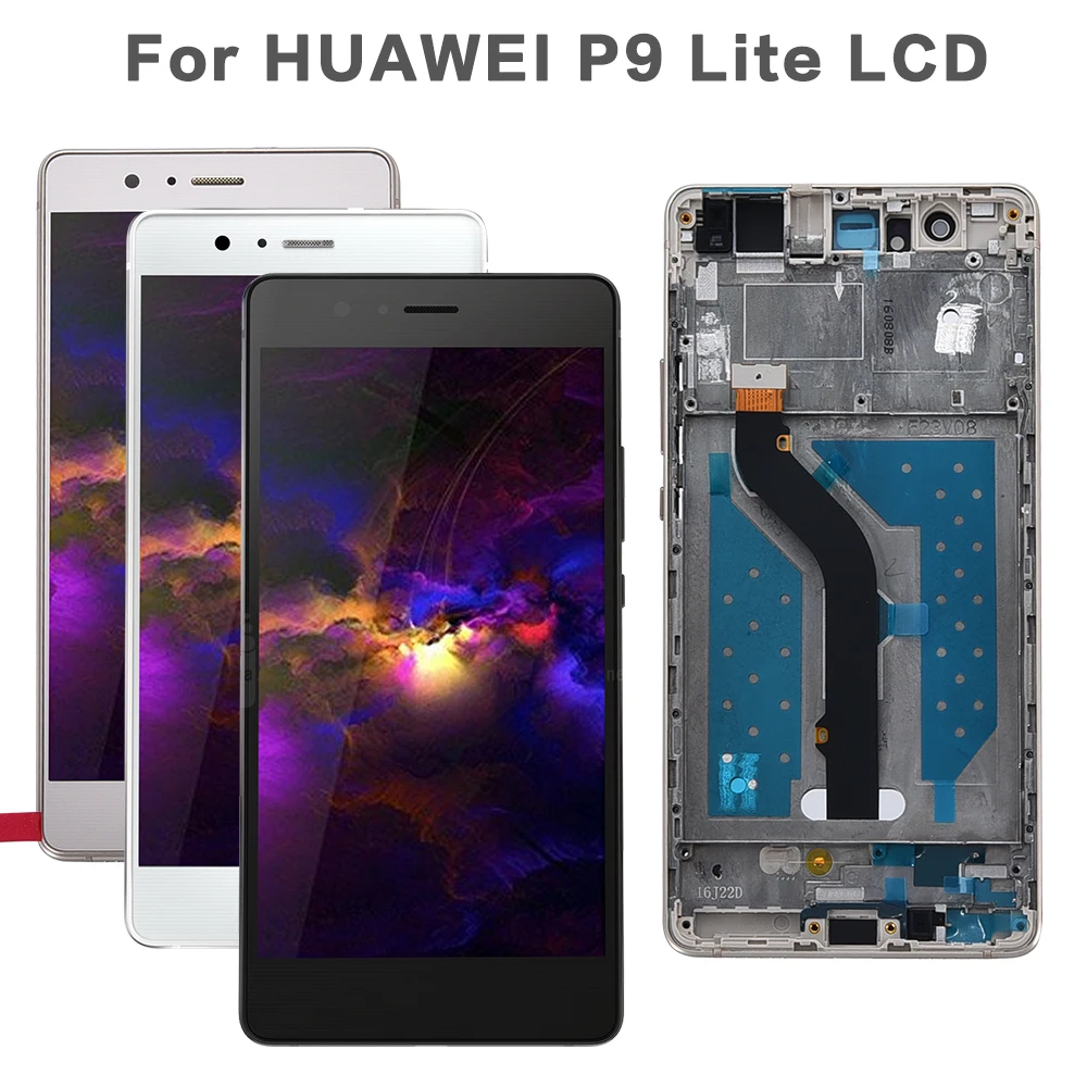 

5.2'' Original LCD For HUAWEI P9 Lite Display Touch Screen Replace with Frame for HUAWEI P9 Lite LCD Display VNS-L31 L21 L19 L23