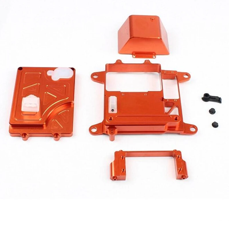

Rc car aluminum alloy equipment-battery box set assembly for 1/5 rc hpi racing 5B rovan KM remote control toys gasoline truck