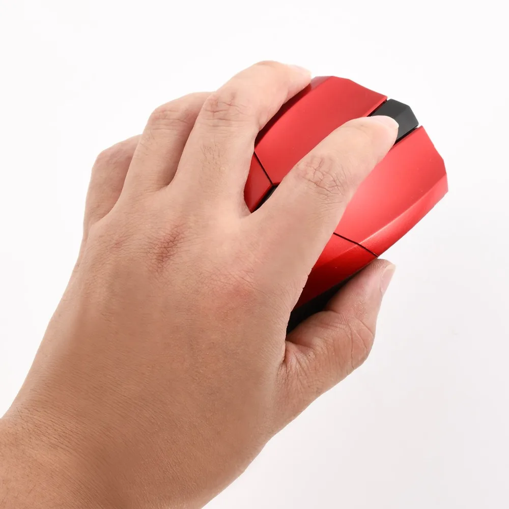 Красный цвет новейшая беспроводная мышь 2,4G Mause USB оптическая компьютерная геймерская мышь 4 кнопки 1600 dpi игровая мышь для ПК ноутбука рабочего стола
