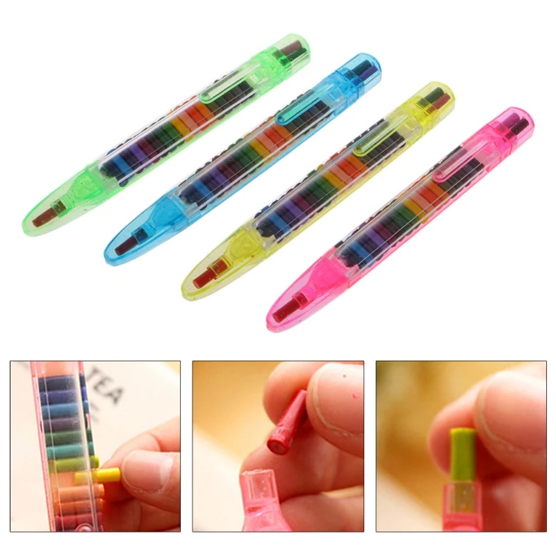20 цветов замененный карандаш многоцветная детская живопись ручка студенческие инструменты для рисования JUL-19A