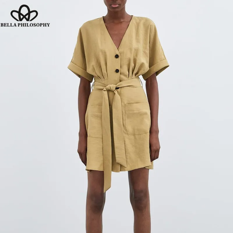 Женское винтажное мини платье Heydress повседневное ТРАПЕЦИЕВИДНОЕ ПЛАТЬЕ с
