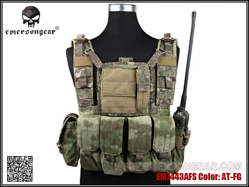 Emerson RRV тактический жилет с Pouchs Набор Камуфляж снаряжение Airsoftsports EM7443 MultiCam aor