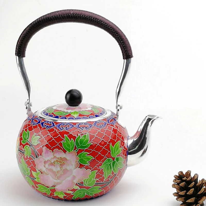  High grade 999Silver made Tea Kettle Kung Fu Tea gift for family and friends kitchen office tea set - 1000008465565