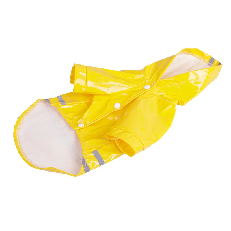 S-XL Pet Dog Rain Coat Waterproof Dog Jacket PU Raincoat For Dogs Outdoor Pet Rain Coat Small Dog Clothes Rainwear Pomeranian