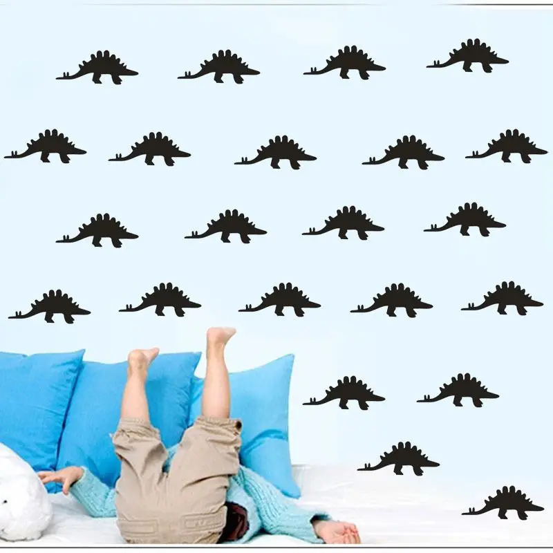 

40 PCS Child Room Wall Decal Little Dinosaur Pattern DIY Adhesive Wall Sticker Kids Nuesery Wall Decor Waterproof Decals SYY131