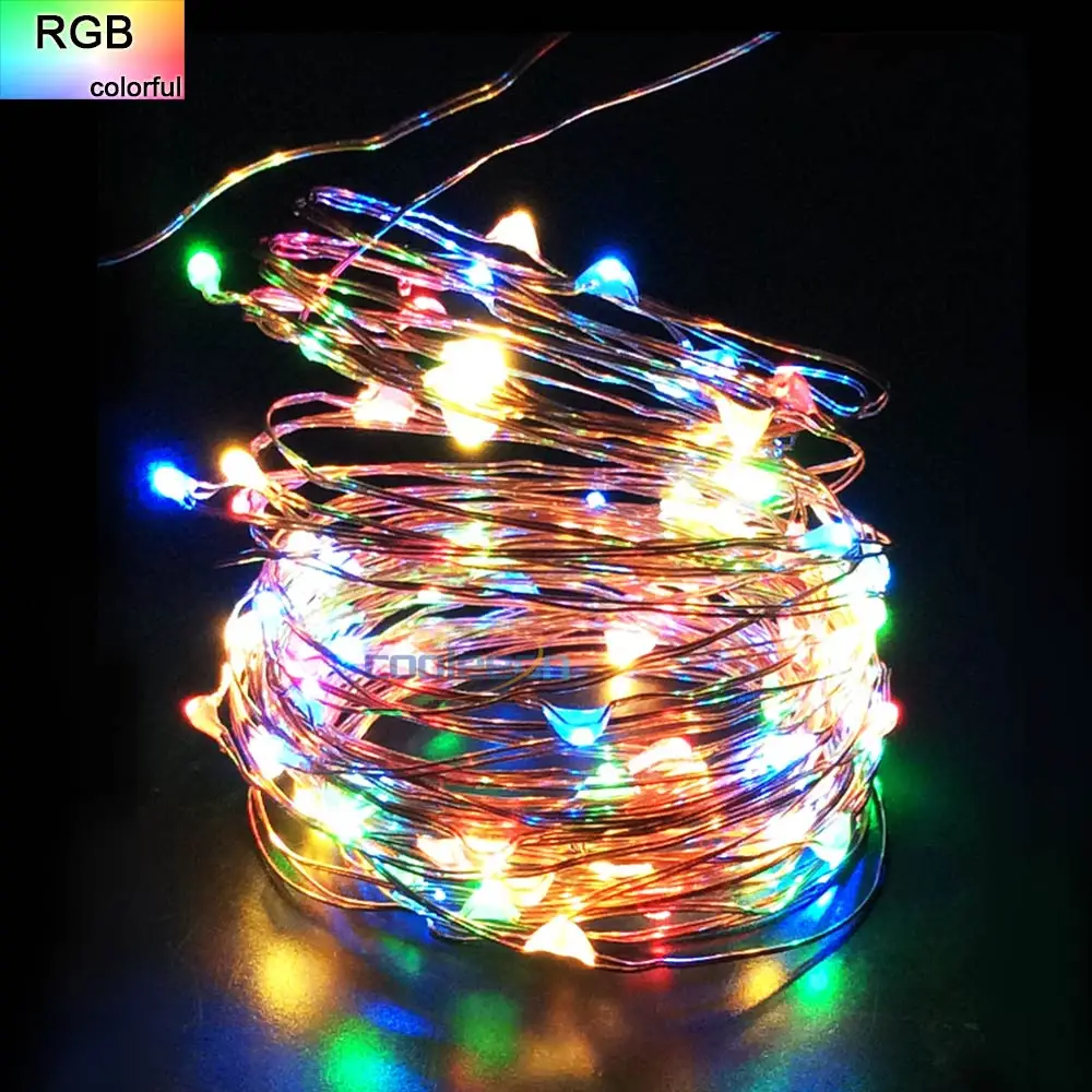 Kit Light painting ruban led multicolore 1m piles. Effet filaments