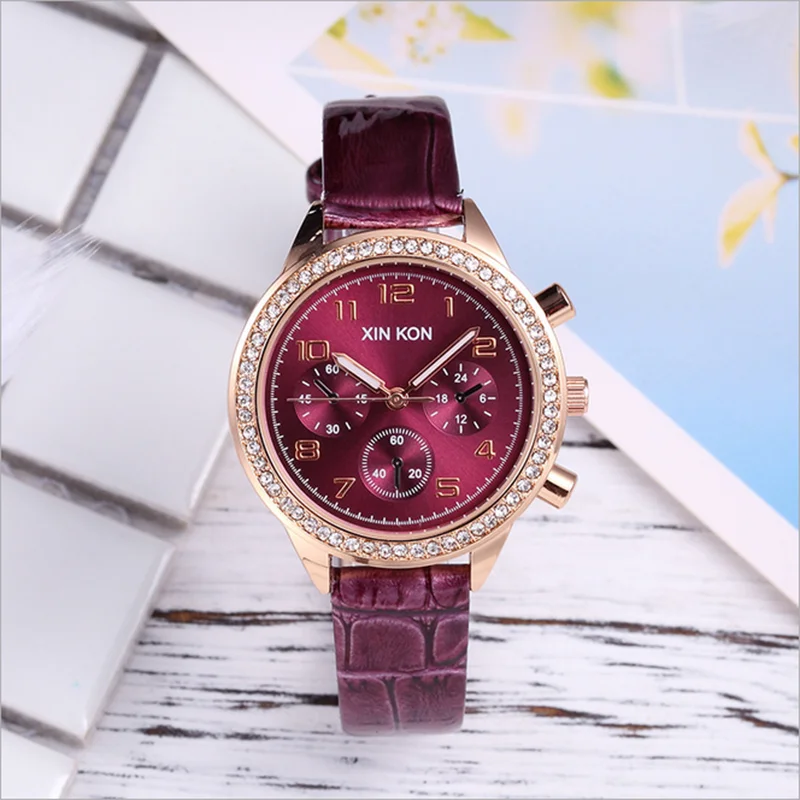 

2019 Women Watch Fashion Casual Leather Quartz Watch Ladies Watches Female gift Fashion & Casual Chronograph