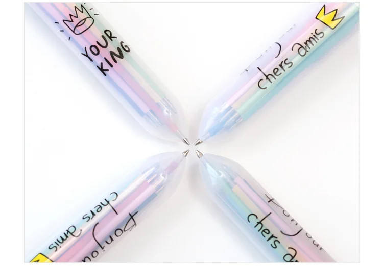 Многоцветный маркер 0,5 мм, шариковая ручка для вашего короля, 10 цветов, маркеры, канцелярские принадлежности, школьные принадлежности
