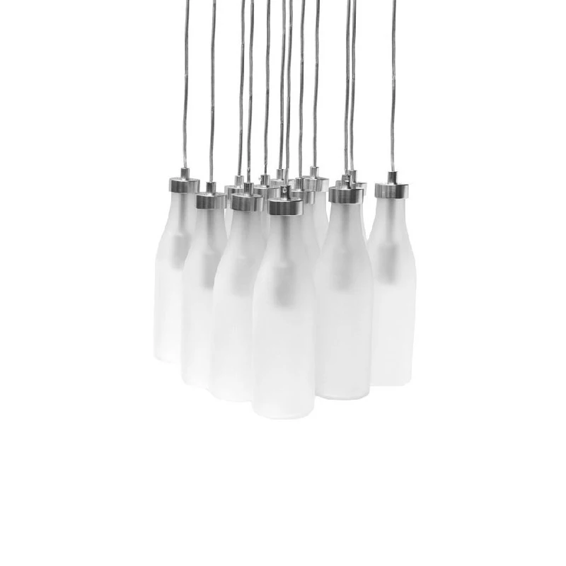 Droog молочная бутылка подвесной светильник люстра освещение led hanglamp лофт декор