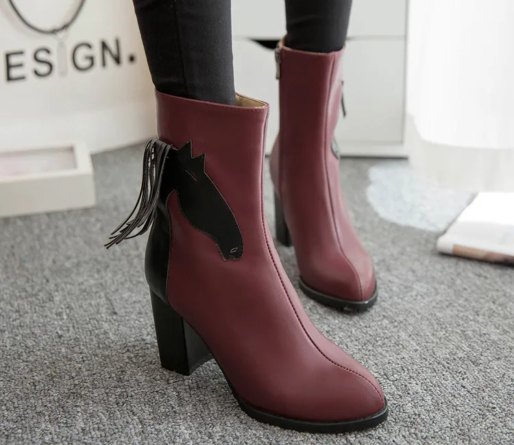 Новинка года; Botas Mujer; зимний стиль Для женщин зимние ботинки обувь c-3