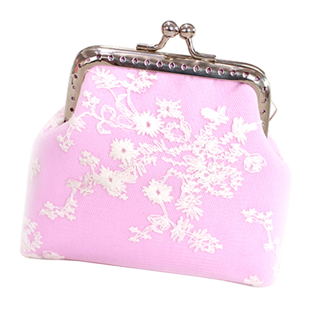 Handmade Metal Kiss Clasp Frame Flower Clutch Purse Complete Kits for Making Your Own Handbag