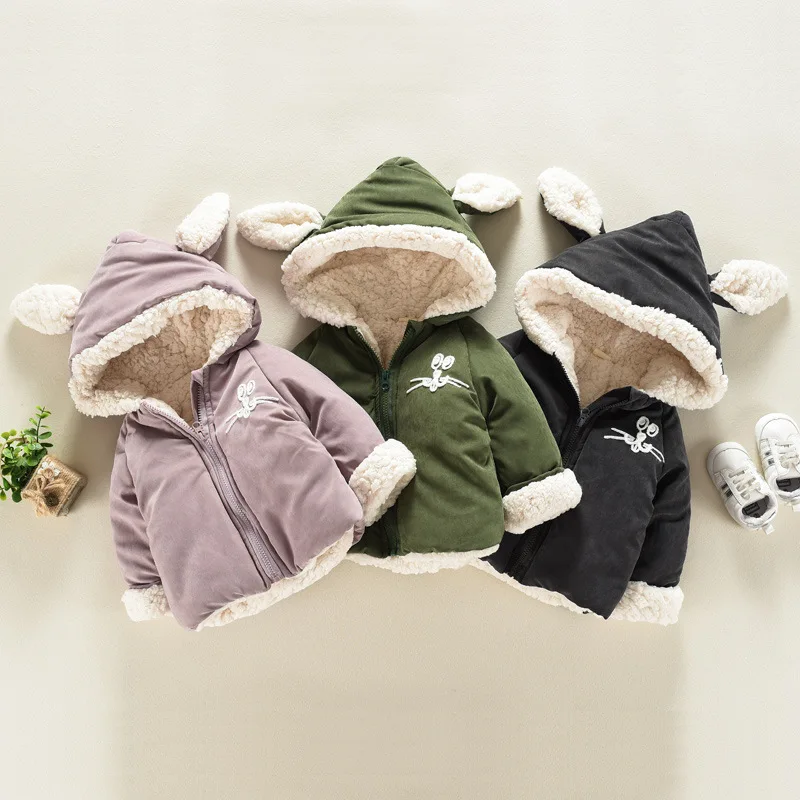 Baby Winter Dress Pure Cotton New Style Boys and Girls Plus Velvet Thickening Cotton Clothes Baby Winter Jacket Coat Fashion Baby Winter Dress Pure Cotton New Style Boys and Girls Plus Velvet Thickening Cotton Clothes Baby Winter Jacket Coat Fashion