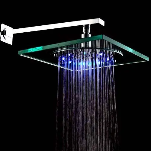 Promotion! 8 Inch Wall Mount Square Rainfall Showerhead with Build in