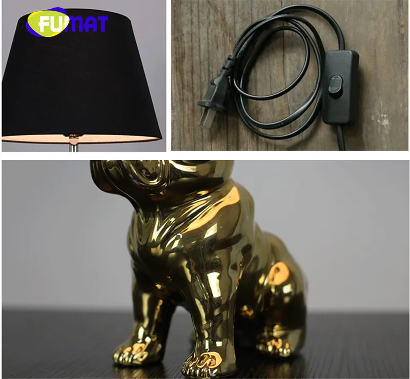 Ceramic Dog Table Lamp 11