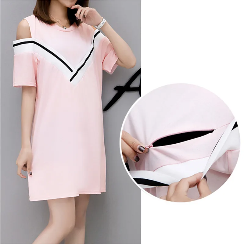 Fashion-Maternity-Nursing-T-shirt-Breastfeeding-Long-Tees-Clothes-for-Pregnant-Women-Pregnancy-Feeding
