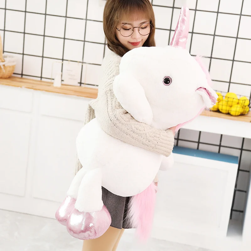 Cute Unicorn Plush Doll 14 Cute Unicorn Plush Doll -Unicorn Fashion HTB18MB3LVzqK1RjSZFvq6AB7VXap