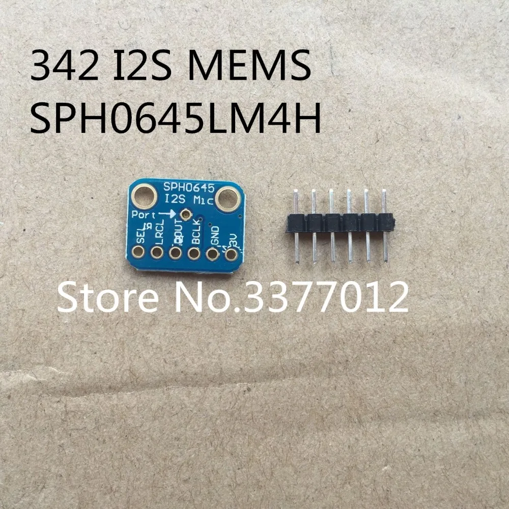 5pcs/lot 342 I2S MEMS Microphone Breakout Module SPH0645LM4H Microphone output winder 5pcs/lot 342 I2S MEMS Microphone Breakout Module SPH0645LM4H Microphone output winder
