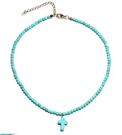Изящное массивное простое ожерелье из бисера и бусин для пары, многослойное ожерелье, женские ожерелья, ювелирное изделие, зловещее ожерелье с подвеской глаз - Окраска металла: BEADS NECKLACE 8
