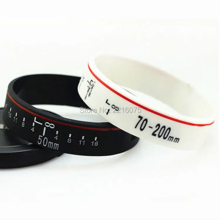 Lens Bracelet Wristband Photographers Collection Silicone Rubber Wristbands2_