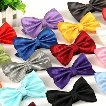 

Tuxedo Wedding Mens Bowtie Butterfly Adjustbale Size Cravat Bowtie Male Plaid Silm Stripe Jacquard Trendy Bow Ties For Men LD003