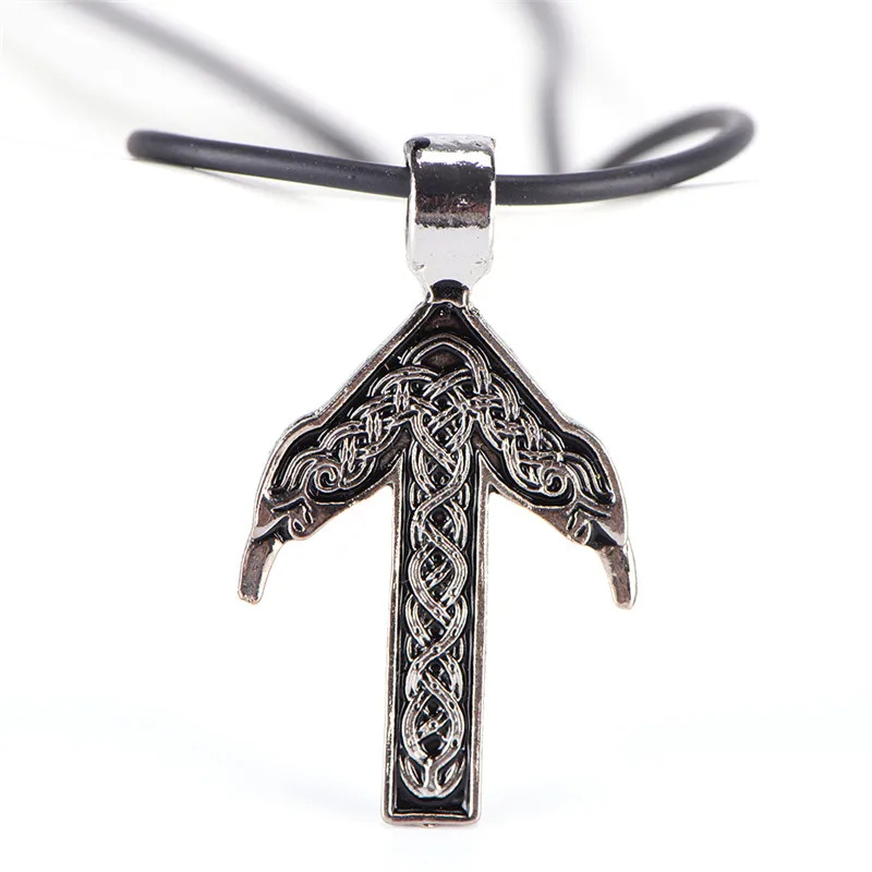 

Hot Sale TIWAZ / TYR Rune Viking Amulet Pendant Necklace Nordic Talisman for men gifts Norse Vikings Nordic Pendant Necklace