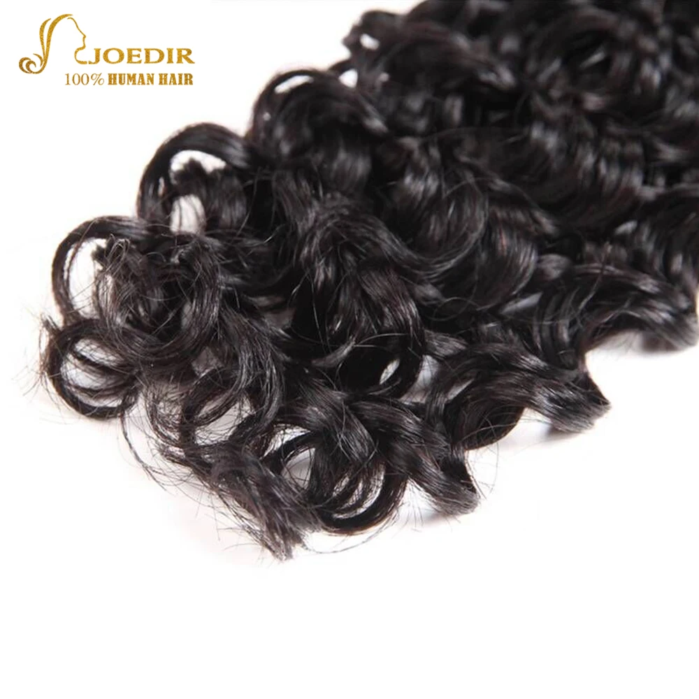  Joedir Hair Brazilian Jerry Curl Human Hair Weave 4 Bundles Deal 1# 2# 4# Non Remy Afro Kinky Curly