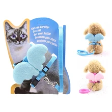 New Cute Angel Pet Dog Leashes Collars Set Kitten Puppy Leads For Small Dogs Cats Wing Adjustable Dog Harness Pet Accessories New Cute Angel Pet Dog Leashes Collars Set Kitten Puppy Leads For Small Dogs Cats Wing Adjustable Dog Harness Pet Accessories